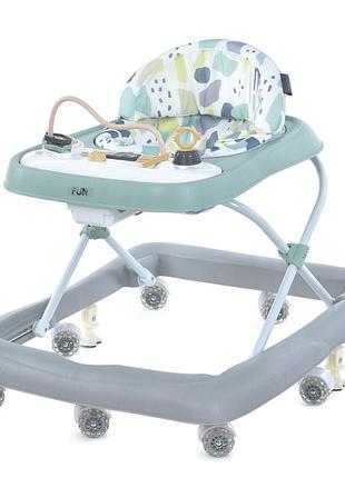 Ходунки дитячі fun me 1184 green, світлові та звукові ефекти