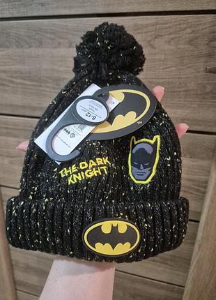 Шапка для хлопчиків george batman чорна 8-12р