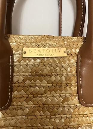 Seafolly micro raffia tote сумка 8