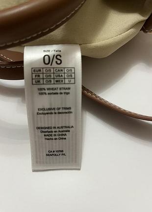 Seafolly micro raffia tote сумка 4