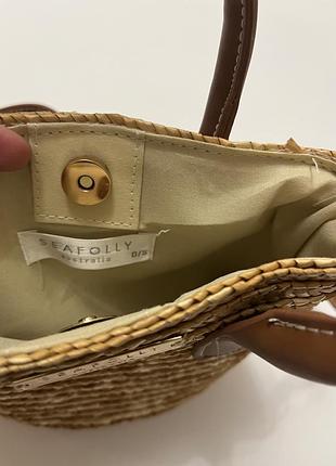Seafolly micro raffia tote сумка 6
