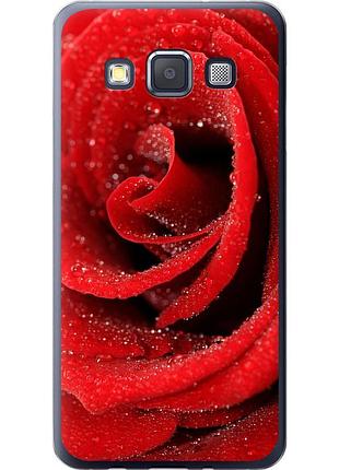 Чохол 2d пластиковий на телефон samsung galaxy a3 a300h червона троянда "529t-72-58250"