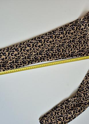 Коричневые леопардовые лосины / брюки matalan (140 см) 4