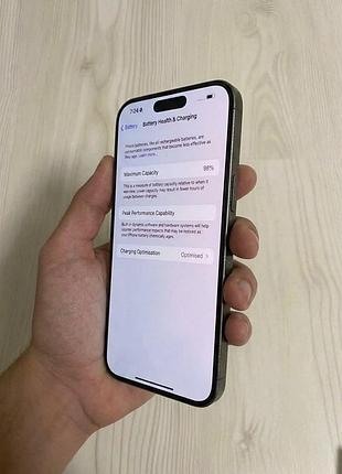 Iphone 15 pro max на 256gb у найкрасивішому кольорі natural titanium