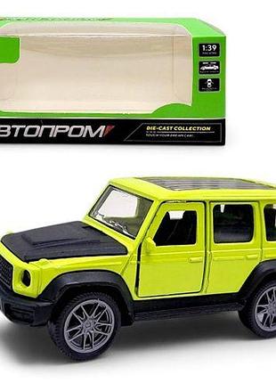 Машина металева "автопром" mercedes g-class (салатовий)