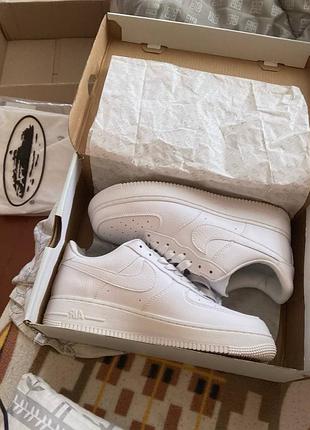 Кроссовки мужские nike air force x nocta белые