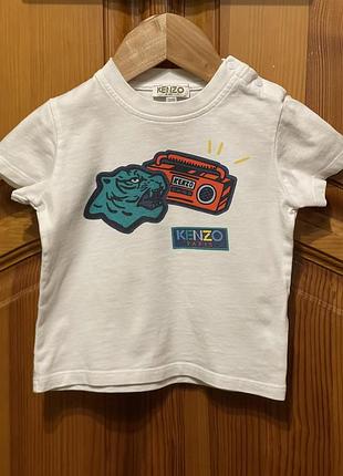 Футболка брендовая детская 100% хлопок kenzo p.2a/86