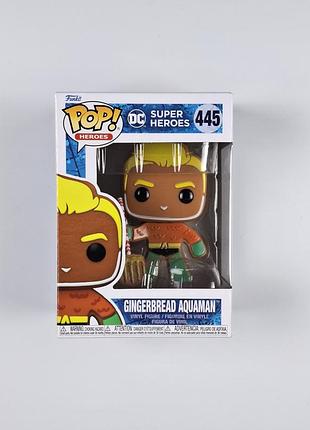 Funko pop 445. super heroes. gingerbread aquaman