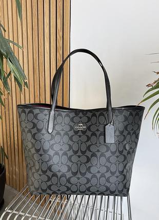 Сумка шопер coach tote bag