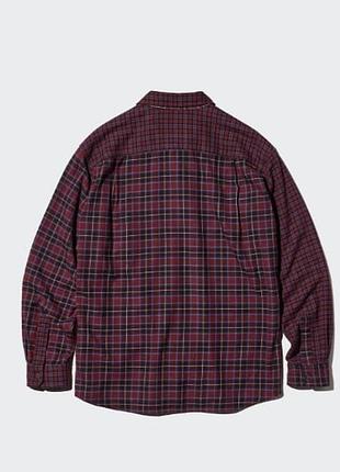 Фланелева сорочка рубашка uniqlo l 6