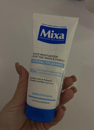 Догляд за обличчям, продукти від mixa, sane