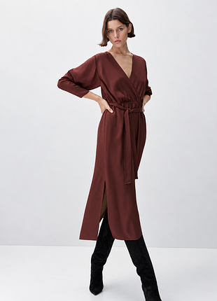 Massimo dutti платье миди из 100% вискозы 3