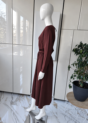 Massimo dutti платье миди из 100% вискозы 7