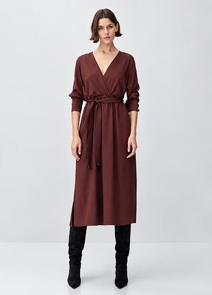 Massimo dutti платье миди из 100% вискозы 2