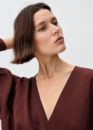 Massimo dutti платье миди из 100% вискозы 4