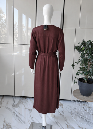 Massimo dutti платье миди из 100% вискозы 8