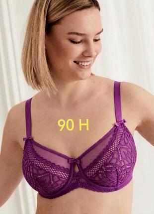 Бюстгальтер marks & spencer  мереживний на велику чашку