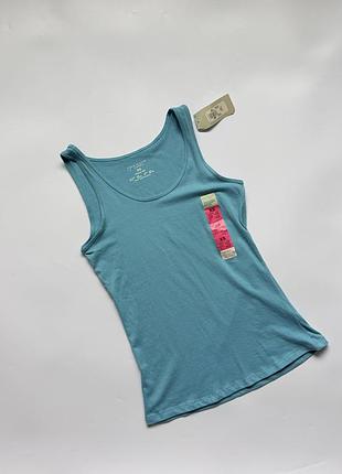 🩵 базова блакитна майка primark cares (stretch vest)