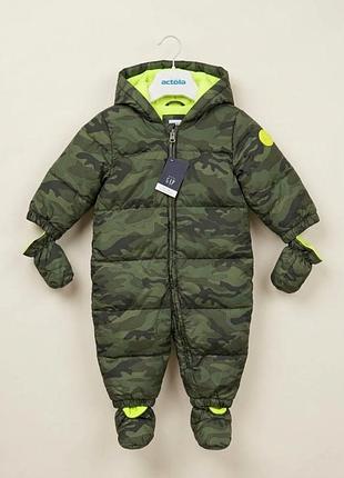 Зимовий комбінезон для хлопчика gap камуфляжний