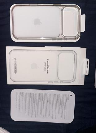 Чохол apple clear case with magsafe для iphone 17 pro max  ( mgfw4 )