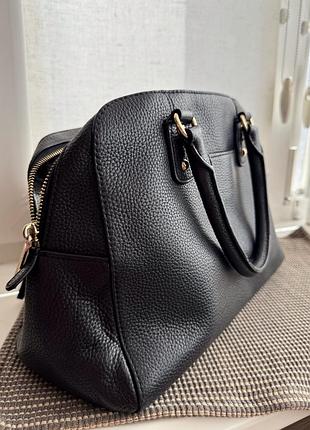 Шкіряна чорна сумка michael kors 4
