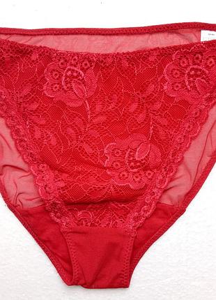 Трусики гипюровые mid, новые - р. 34