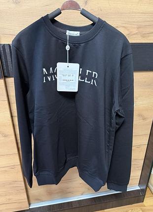Чоловічий світшот moncler чорний