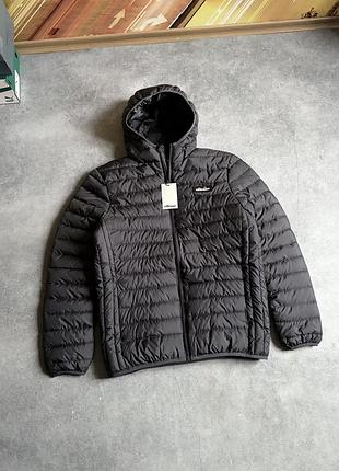 Ellesse mattawa fz jacket оригінал нова чоловіча куртка курточка мікропуховик осінь зима демі демісезонна тепла з капюшоном еліс елес м л m l сіра