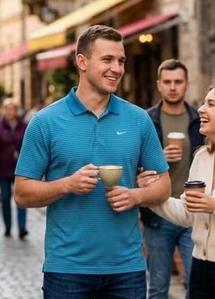 Оригінальне чоловіче поло nike dri-fit