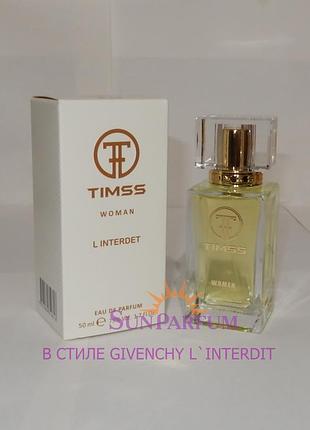 Женские духи timss w406