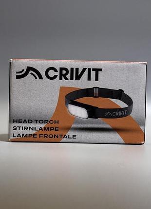 Налобний ліхтар crivit head torch