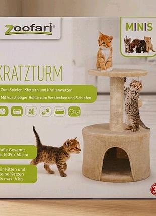 Когтеточка-башта для котів zoofari kratzturm minis.