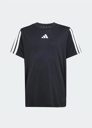 Adidas train essentials 3-stripes kids, оригинальная новая с биркой спортивная футболка