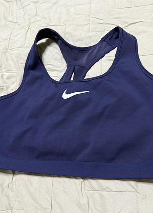 Жіночий спортивний топ nike синій