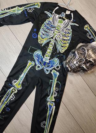 Костюм скелета скелет скелетик хелловін halloween