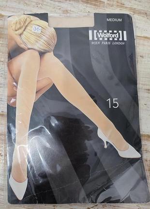 Класичні матові колготки wolford sheer 15 tights, оригінал
