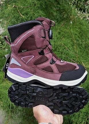 Оригинальные зимние ботинки ecco snow mountain gore-tex 37р, 39р. маломерят