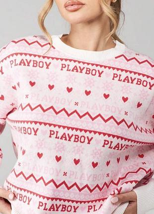 Рожевий светр playboy 5