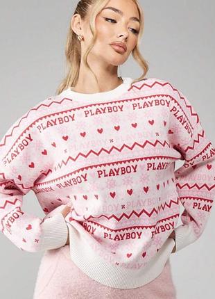 Рожевий светр playboy 4
