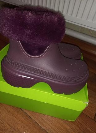 Чоботи crocs stomp lined boot m5w7