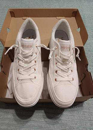 Текстильні кеди skechers street arch fit arcade, розмір 39