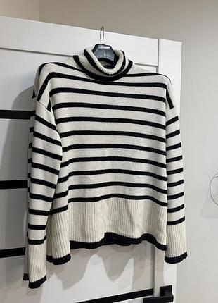 Светр жіночий в стиле zara в смужку