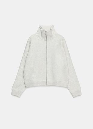 Сірий світшот жіночий zara