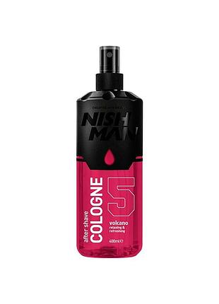Одеколон після гоління nishman volcano cologne no.5 400 мл