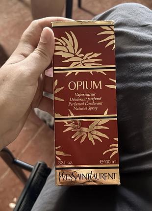 Yves saint laurent opium perfumed deodorant natural spray 100 мл (вінтаж, оригінал)