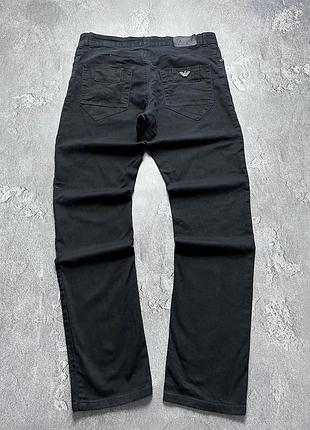 Vintage винтажные джинсы emporio armani jeans эмпирио армани джинс big metal logo black чёрный цвет size 34 размер 34