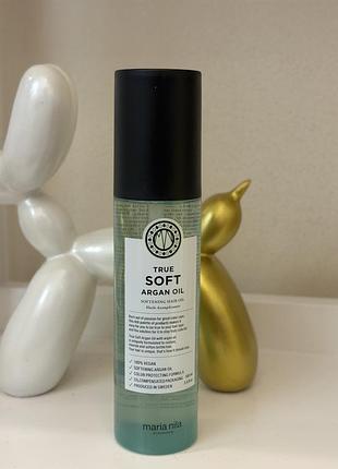 Арганова олія для волосся  maria nila true soft argan oil