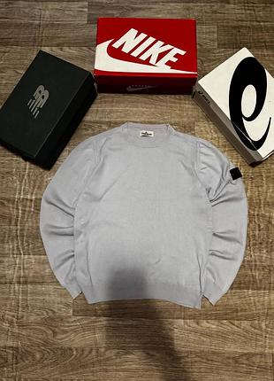 Світшот чоловічий stone island сірий розмір s