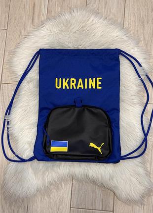 Спортивний рюкзак-мішок puma ukraine синій