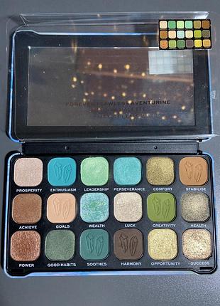 Палетка тіней makeup revolution forever flawless aventurine